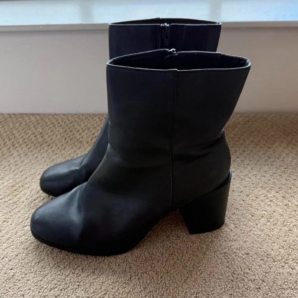 Target A New Day Black Booties Size 10